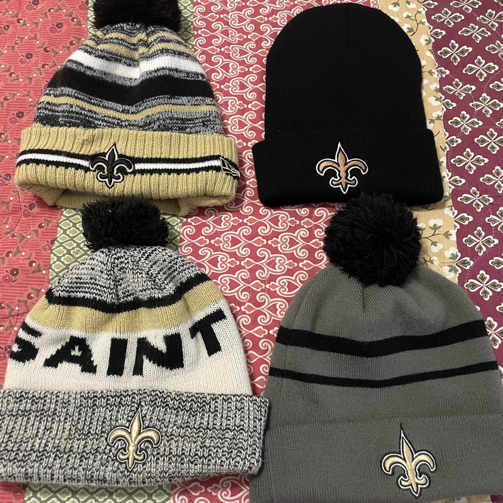 New Orleans Saints Knit Beanie Hat Collection